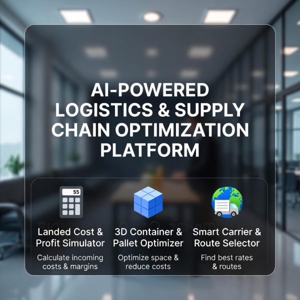 AI Powered Logistics & Supply Chain Optimization Platform