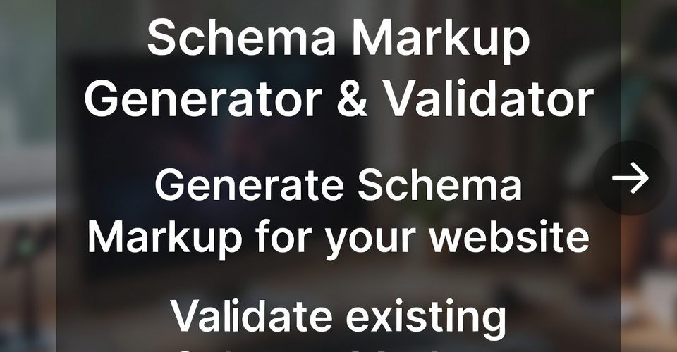 Schema Markup Generator