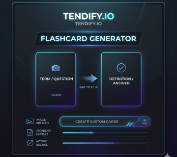 Flashcard Generator 360x320