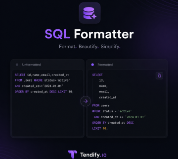 Free Online SQL Query Formatter & Beautifier