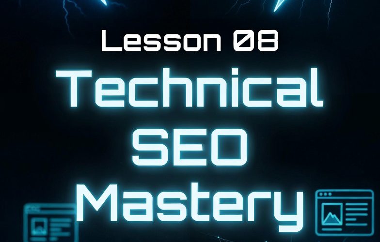 Lesson 08: Technical SEO Mastery – Building a Lightning Fast, Crawlable, and Indexable Foundation