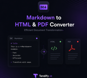 Markdown to HTML & PDF Converter – Efficient Document Transformation